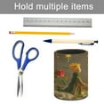 thumbnail image 5 of The Little Prince And Rose on Planet in Night Pen Holder for Desk, Pencil Organizer Office Decor, Makeup Brush Holder PU Leather Multi-Functional Organizer Cup for Office, Classroom, 5 of 6