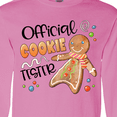 thumbnail image 4 of Inktastic Official Cookie Tester Cute Gingerbread Long Sleeve T-Shirt, 4 of 5