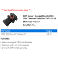 thumbnail image 2 of MAP Sensor - Compatible with 2003 - 2006 Chevy Trailblazer EXT 5.3L V8 2004 2005, 2 of 2
