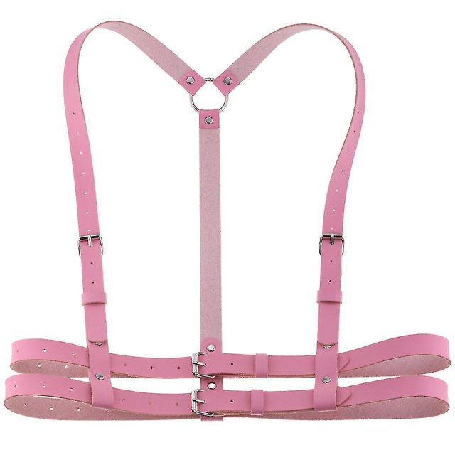 Arnés de cuero para el cuerpo, cinturones con correa, joyería Rave para mujeres y niñas, accesorios góticos para fiesta y Club de baile