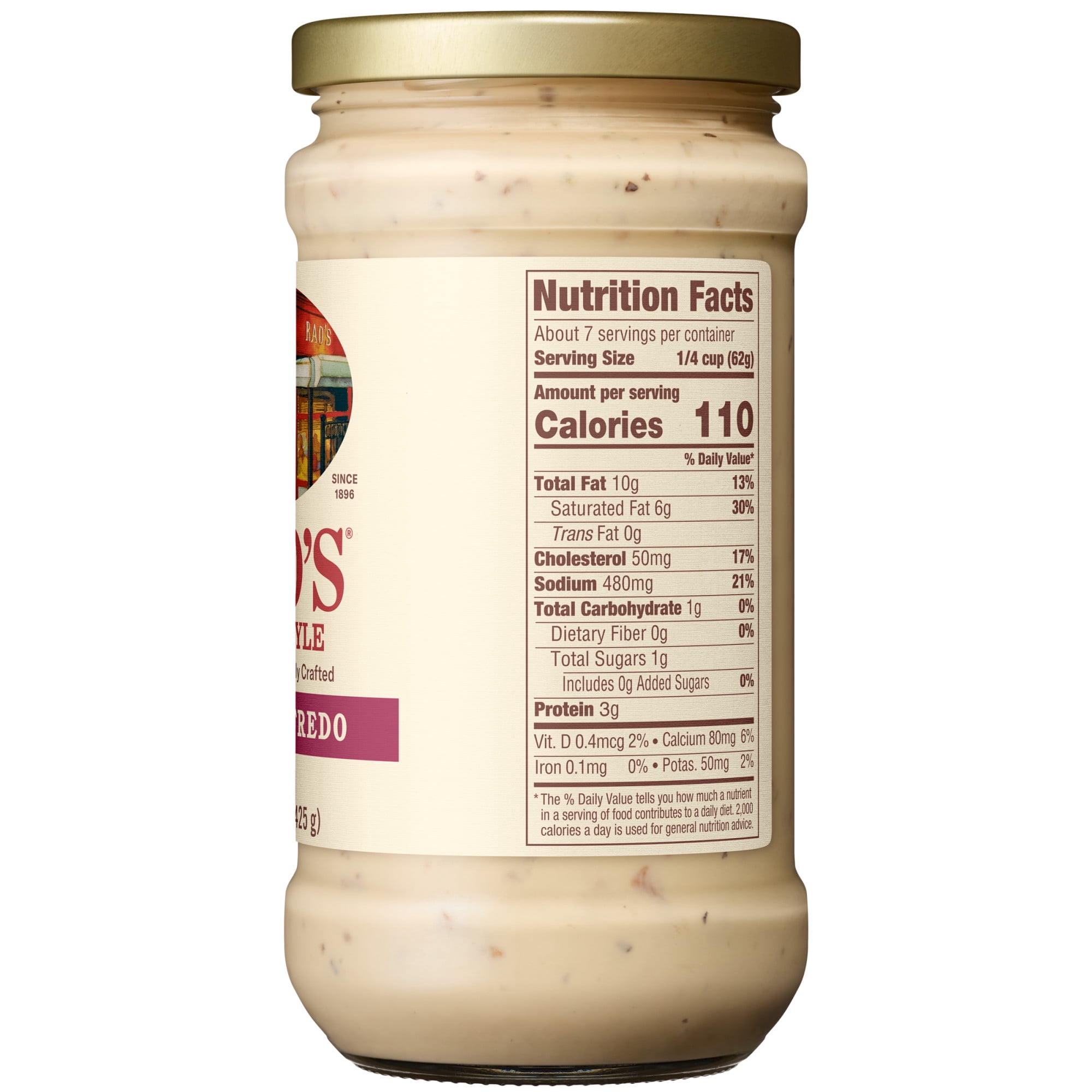 (3 pack) Rao's Homemade Bacon Alfredo Sauce, 15 oz