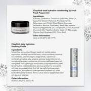 ChapStick Total Hydration Lip Kit Holiday Gift Set, Lip Moisturizer, Lip Scrub and Lip Balm Stocking Stuffers - 4 Count