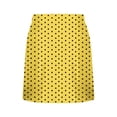 thumbnail image 5 of asdoklhq Women's Plaid Mini Skirts Trendy Fashion Women's Casual Printed Zipper Versatile and Comfortable Spring and Summer Skirt Yellow L, 5 of 6