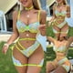 thumbnail image 2 of Gibobby Ropa interior mujer sexy Ropa Interior Divertida para Mujer, Escote En V Profundo, Encaje Sexy, Vestido Transparente, Vestido para Conjuntos De Lencería(Amarillo, G), 2 of 5