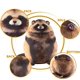 thumbnail image 3 of Almohada de peluche CHAO de mapache grande regalo para niñas niños y novias, 3 of 4