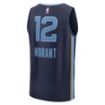 thumbnail image 3 of Youth Fanatics Ja Morant Navy Memphis Grizzlies Fast Break Replica Player Jersey - Icon Edition, 3 of 3