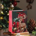 thumbnail image 4 of Christmas Red Handbag Paper Shopping Bag Holiday Gift Gift Packaging Bag, 4 of 6