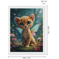 thumbnail image 2 of Diamond Art Kit for Adults, Whimsical Feline Fantasy Wings Diamond Painting for Adults Beginners, 5D DIY Diamond Art Painting Kits, Colorful Diamond Painting Craft for Home Decor 12x16, 2 of 7