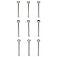 thumbnail image 3 of Body Jewelry Women’s Stainless Steel 22G Multicolor Stud Nose Ring, 9-Pack, 3 of 6