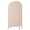 Apricot, Peach, Cream, Sand, variant on 6.6FT Arch Backdrop Covers, Peach Pink Stripes Wedding Arch Cover Stretchy, Modern Vertical Lines Geometric Simple Chiara Arches Backdrop Stand Covers for Birthday Baby Shower Party Banquet Decor