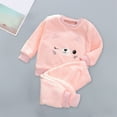 thumbnail image 7 of Toddler Baby Girl Sets 2 Piece Outfits Young 12-72 Months Long Sleeved Suits Hooded Polyester Rompers Infant Snowsuit Winter Warm Outfits For Every Holiday Legging Set 2, 7 of 7