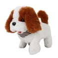 thumbnail image 3 of Juguete de peluche eléctrico Hugo Café y blanco, 3 of 10