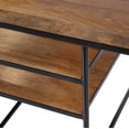 thumbnail image 3 of Butler Specialty Company Jensen Iron And Wood Writing Desk - Natural Mango, 3 of 7