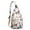 Beige-18, variant on Waterproof Hiking Sling Backpack for Women – Lightweight Crossbody Bag with Adjustable Strap, Chest Bag for Travel & Outdoor Adventures – Horse Print, Retro Rainbow Design, Cute Pony Lover Bag