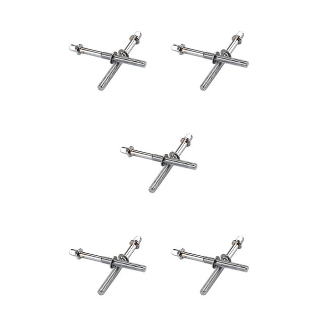 Soidarity 2 Pieces Professional Practical Drum Screws Instrument Drum Metal Lightweight Rods Tension Percussion Key-Screw Wear-resistant Type2 NO2 Soidarity CBP470850