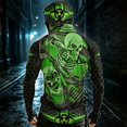 thumbnail image 6 of Mens Fishing Hoodie with Face Cover Long Sleeve 3d Skull Breathable Slim Fit Sun Shirts for Athletic Running Gym Workout, 6 of 7