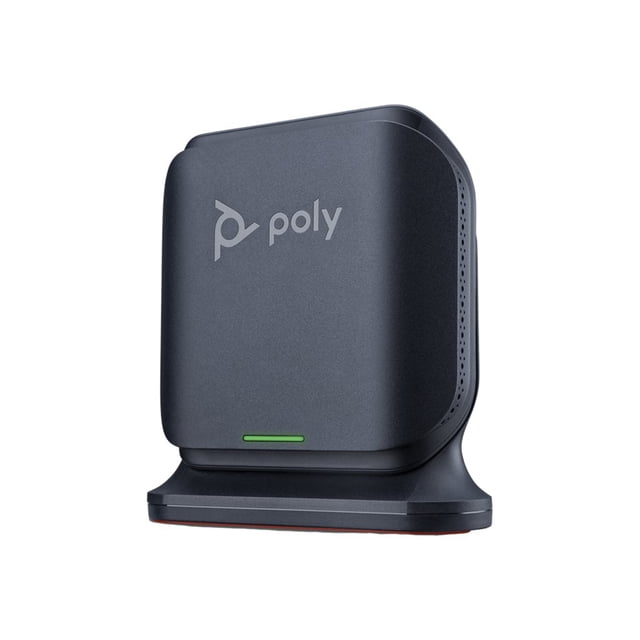 Poly Rove B4 - base de Téléphone Sans Fil / station de base de Téléphone VoIP avec Afficheur/attente d'Appel - Déct - Capacité d'Appel 3 Voies - SIP v2, SDP, SIP over TLS, SIP over TCP, SIP over UDP - Noir