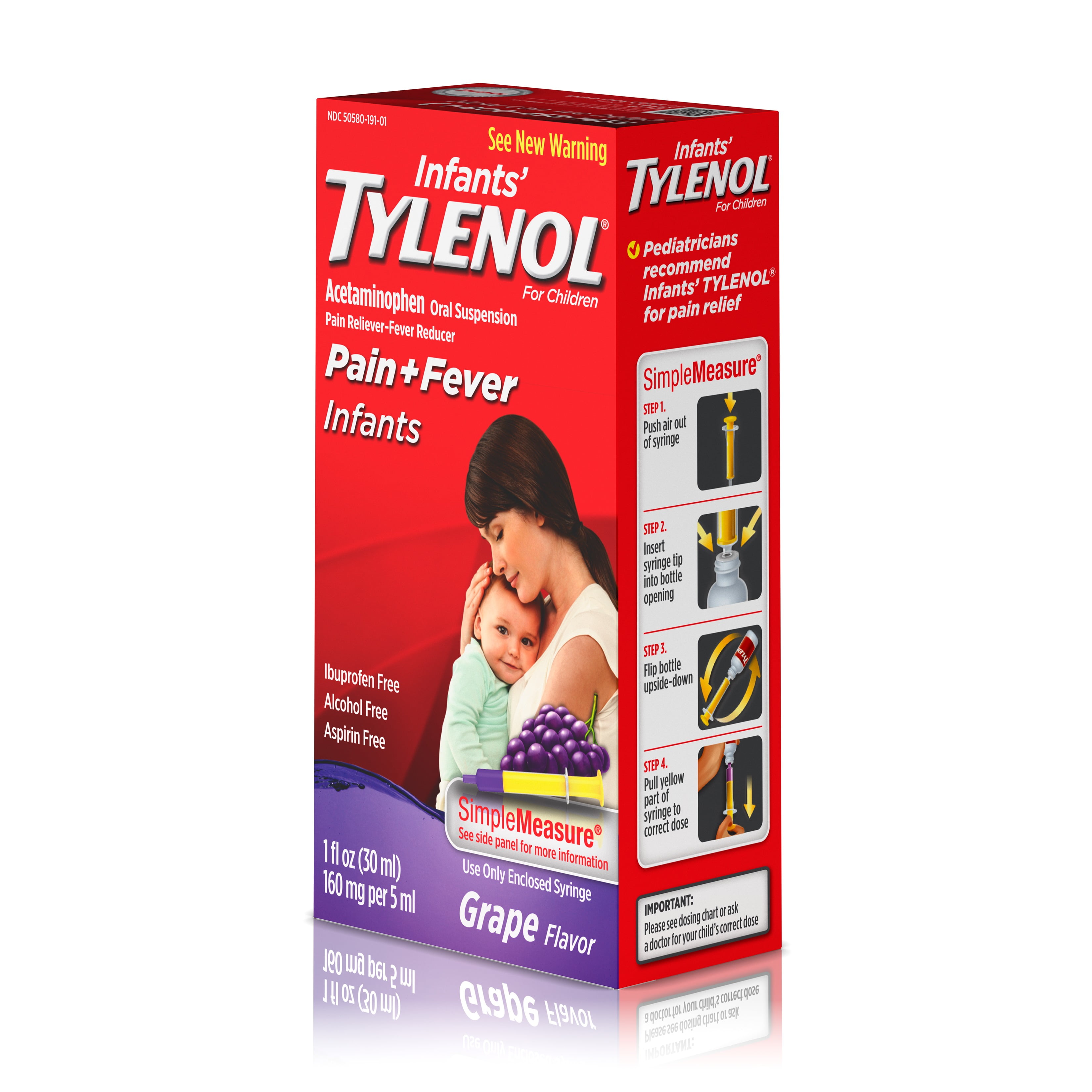 Infant Tylenol Suspension Dosage Chart