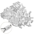 thumbnail image 4 of 100pcs Cable Crimps Aluminum Crimping Sleeves Crimping Loop Sleeves Wire Rope Crimping Tool, 4 of 8