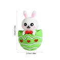 thumbnail image 3 of Kbndieu Easter Decorations Easter Mini Figurine Decoration PVC Pendant Watercolor Easter Decoration, 3 of 6