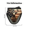 thumbnail image 3 of Pofeuu Deer American Flag Vintage Print Thickened Mini Silicone Oven Mitts Heat Resistant, Rubber Oven Mitt Gloves, Finger Pinch Grips, Pot Holder, Silicone Potholder, 3 of 7