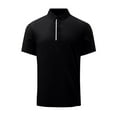 thumbnail image 2 of pstuiky Mangas cortas para hombre, Camisa/camiseta informal de verano para hombre con solapa y botones lisos para uso diario y al aire libre camisetas de hombre xxl, 2 of 8