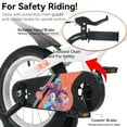 thumbnail image 6 of iRerts Kids Bike with Training Wheels, 18 Inch Kids Bicycle for Boys Girls Ages 5-10 Years Old, Girls Bicycles for Kids with Adjustable Seat, Fender and Varrier, Pink, 6 of 10
