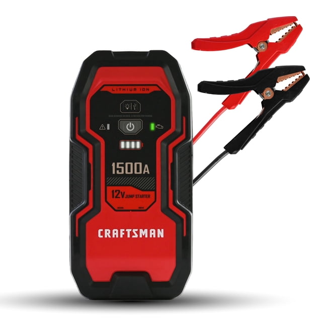 Paquete portátil 3 en 1 de litio Jump Starter Craftsman 1500A