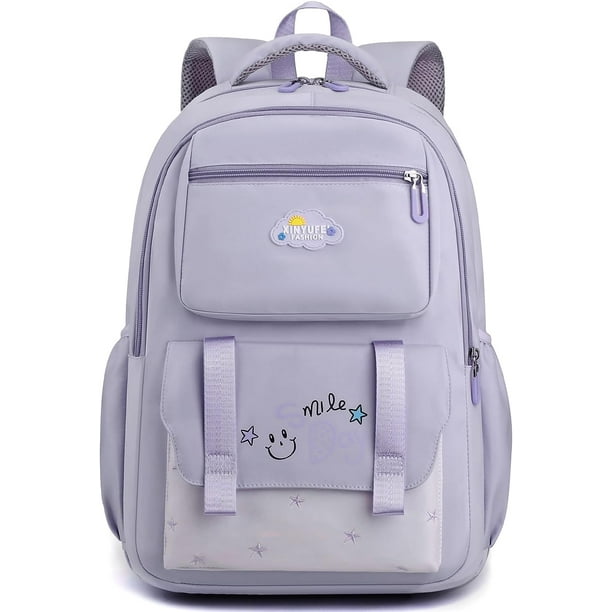 Backpack for Girls Kids Cute Kawaii School Bag Lightweight Bookbag Backpack for Middle High School with Anti Theft Pocket Beige Backpack Walmart