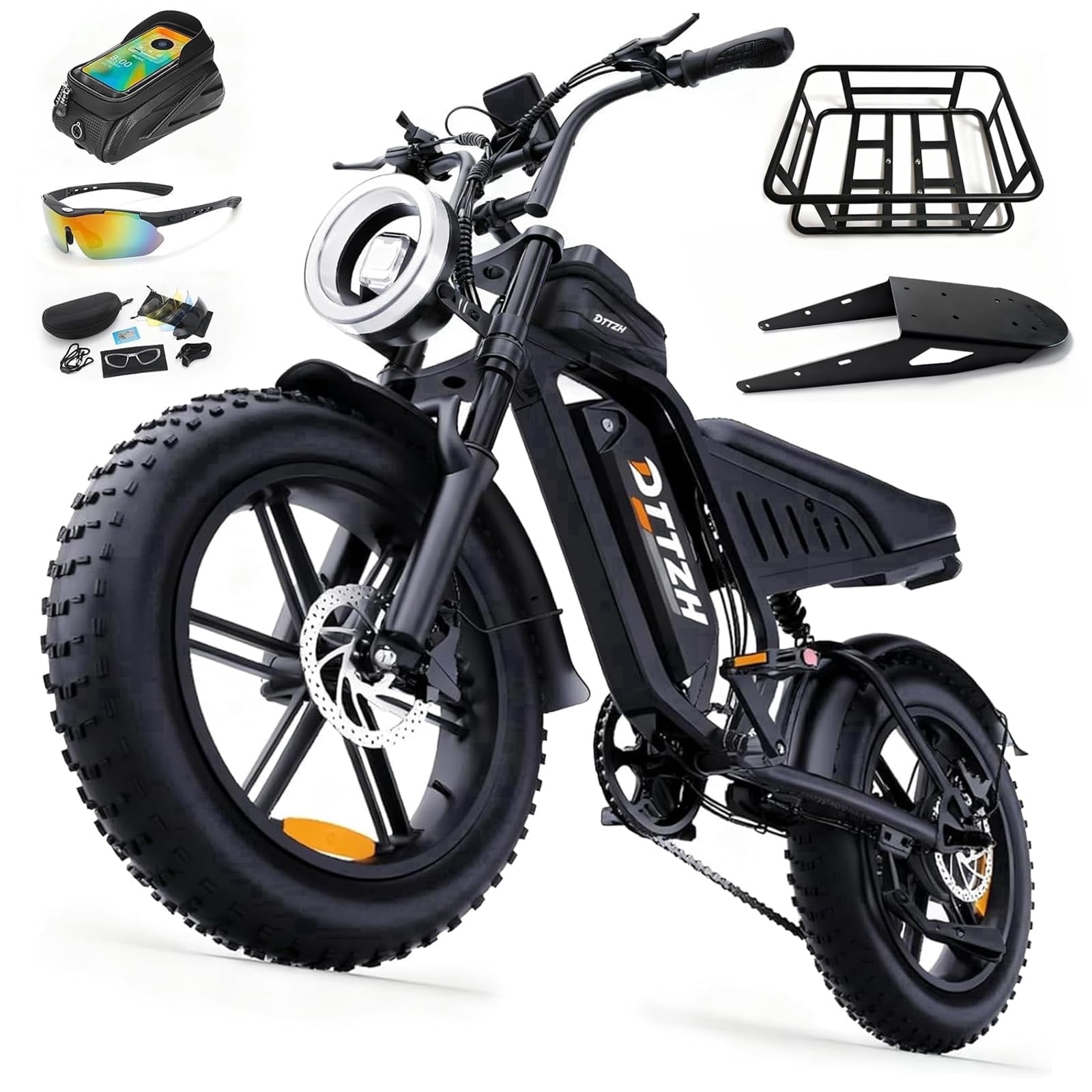 F6-Black-48V/15.6Ah+WRack