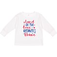 thumbnail image 3 of Inktastic Memorial Day Land of The Free Because of The Brave Boys or Girls Long Sleeve Toddler T-Shirt, 3 of 5