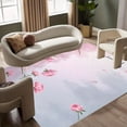 thumbnail image 2 of 1PC Floral Style Area Rug Local Rug, Lightweight Washable Easy-to-Tidy Carpet Mat Festival Gift, Suitable for Bedroom, Living Room, Dining Room, Office, Balcony, Room Accessones, 2 of 8