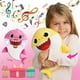 thumbnail image 2 of Soft Doll Baby Cartoon Shark Toy With Music Singing English Songs Gift Children Girl-pink, 2 of 4