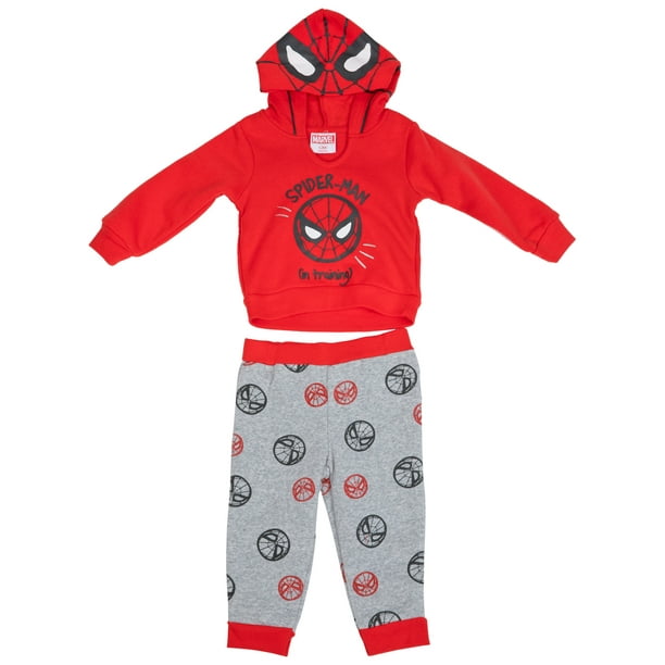 Ensemble Sweat À Capuche Et Pantalon Spiderman Pour Enfants