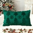 thumbnail image 4 of Christmas Tree Decorative Throw Pillow Covers 20x12" Christmas Tree Snowflake Pillow Cases Cushion Covers for Couch Sofa Bed, 4 of 8