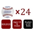 thumbnail image 3 of Baseball Rawlings ROLB1X Official League 14U Youth x24 con cubo, 3 of 9