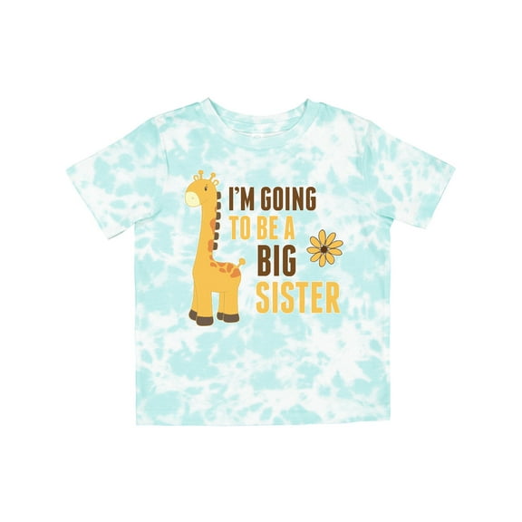 Inktastic I'm Going to Be a Big Sister Giraffe Girls Toddler T-Shirt