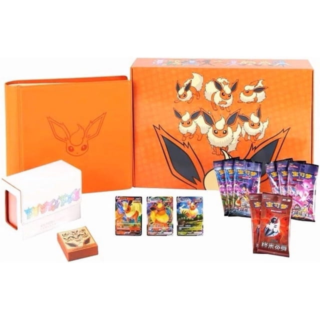 Pokemon Card Game Eevee GX Collection Box (Chinese) - Flareon