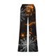 thumbnail image 4 of Pantalones largos para hombre, cintura elástica, estampado, transpirables, cómodos, suaves, informales, de playa, de poliéster., 4 of 5