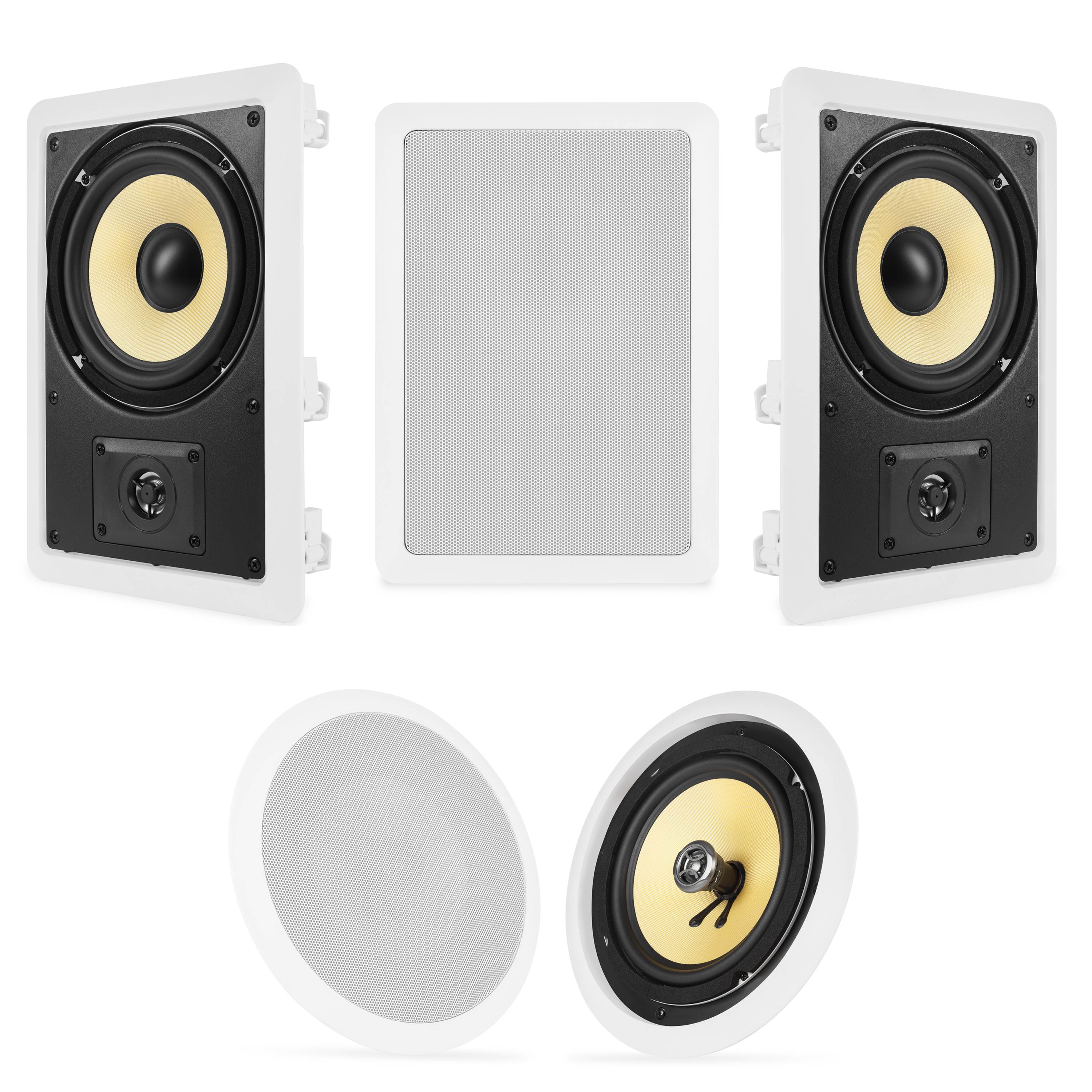 Vm Audio Elux 6 5 5 1 Surround Sound System 3 In Wall 2