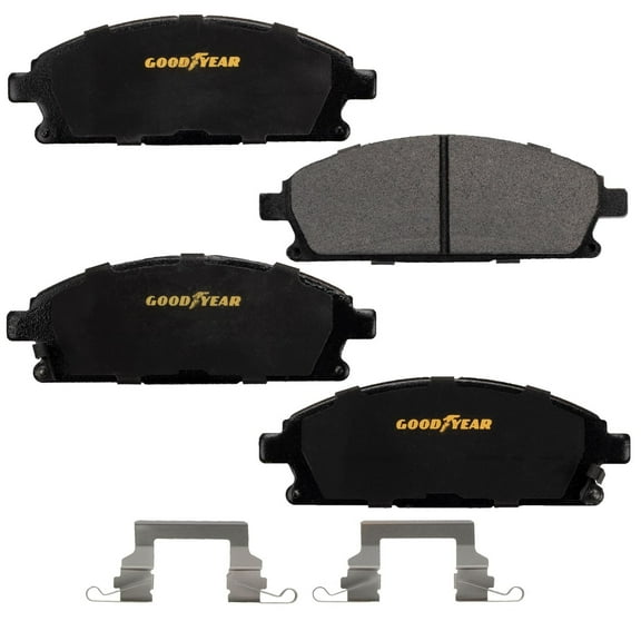 Goodyear Brakes GYD691 Automotive Carbon Ceramic Truck and SUV Front Brake Pads