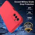 thumbnail image 2 of For Samsung A14 5G Case, Full Body Shockproof Samsung A14 Case With Built-In Screen Protector Anti-Scratch Bumper Case Phone Protective Cover For Samsung Galaxy A14 5G Red[L2839], 2 of 5
