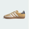 thumbnail image 1 of Adi-das Gazelle Indoor Sneakers Original Shoe Oat/Cloud White/Navy JI3523, 1 of 6