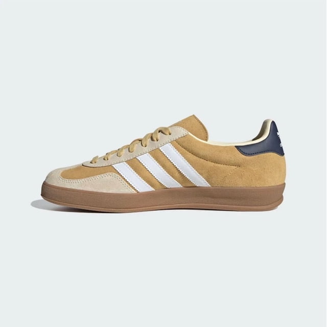 Adi-das Gazelle Indoor Sneakers Original Shoe Oat/Cloud White/Navy JI3523