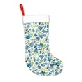 thumbnail image 2 of Fuzoiu Floral In Blue Print Christmas Stockings, Party Supplies & Kids Gifts,Big Xmas Stockings Decoration for Family Decorations Hanging Ornament for Xmas Holiday Party, 2 of 7