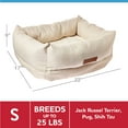 thumbnail image 2 of Vibrant Life Deluxe Orthopedic Pet Bed, Beige, Small Dog Bed, 18 inches x 24 inches, for Small Dogs, 2 of 7