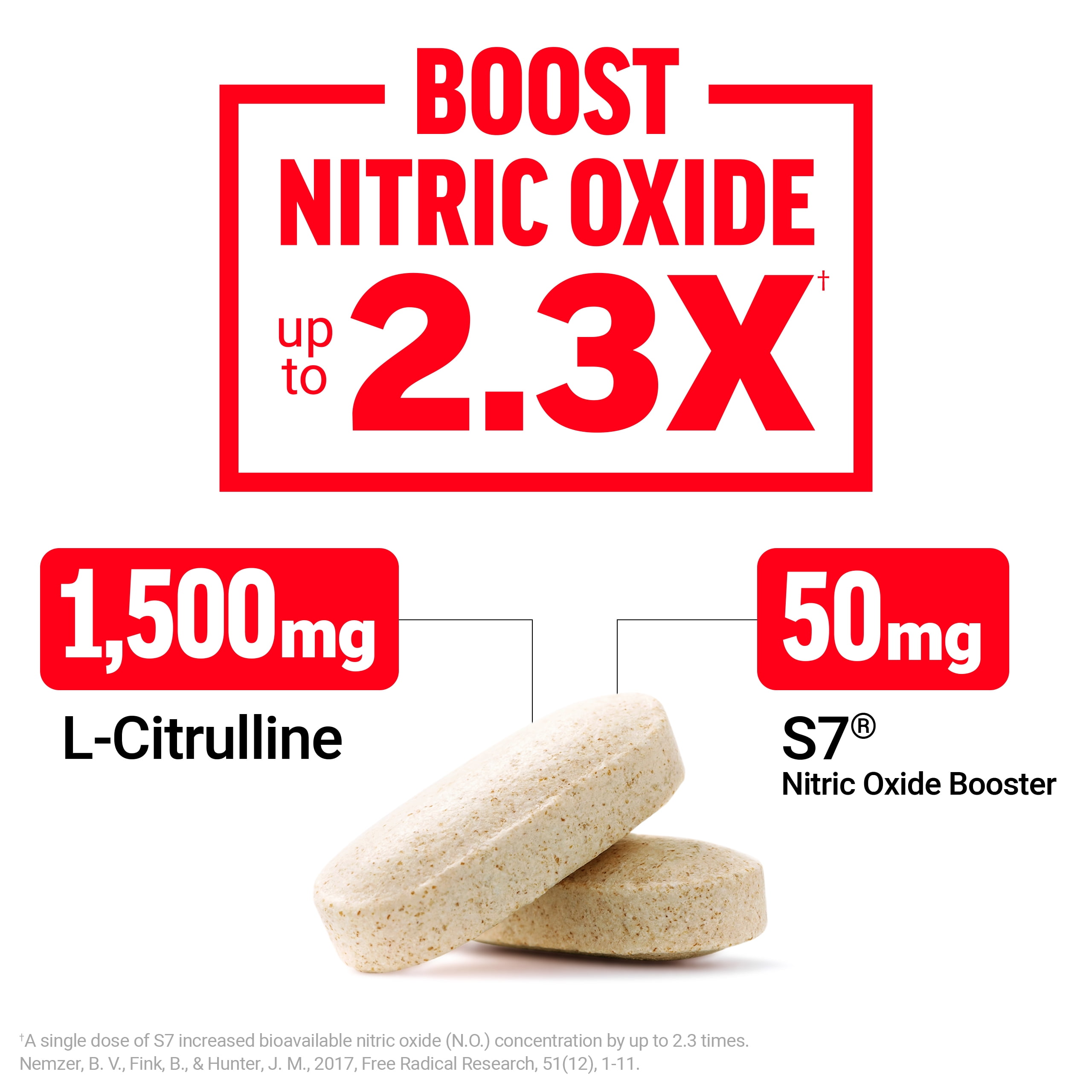 3 pack) Force Factor SCORE! XXL, Nitric Oxide Booster for Men with