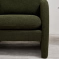 thumbnail image 5 of Youdao Modern Accent Chair, Cute Lamb Sherpa Fabric Arm Chair with High Back, Upholstered Cozy Ergonomics Reading Chair with Cushion & Arms, Comfy Single Sofa Chair Leisure Chair for Small Spaces, Liv, 5 of 9