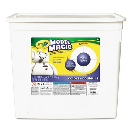 Crayola, 2 Lb. Model Magic White Clay Alternative, 1 (Best Clay To Eat)