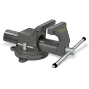 KANCA - KAN-150, Kanex Parallel Vise With 360 Degree Swivel Base, Drop-Forged Bench Vise 6 INCH, Jaw Opening(Max) 7''